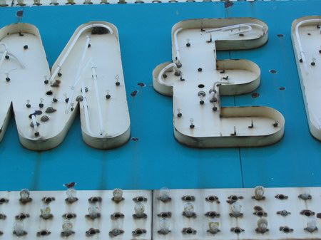 Commerce Drive-In Theatre - Marquee (newer photo)